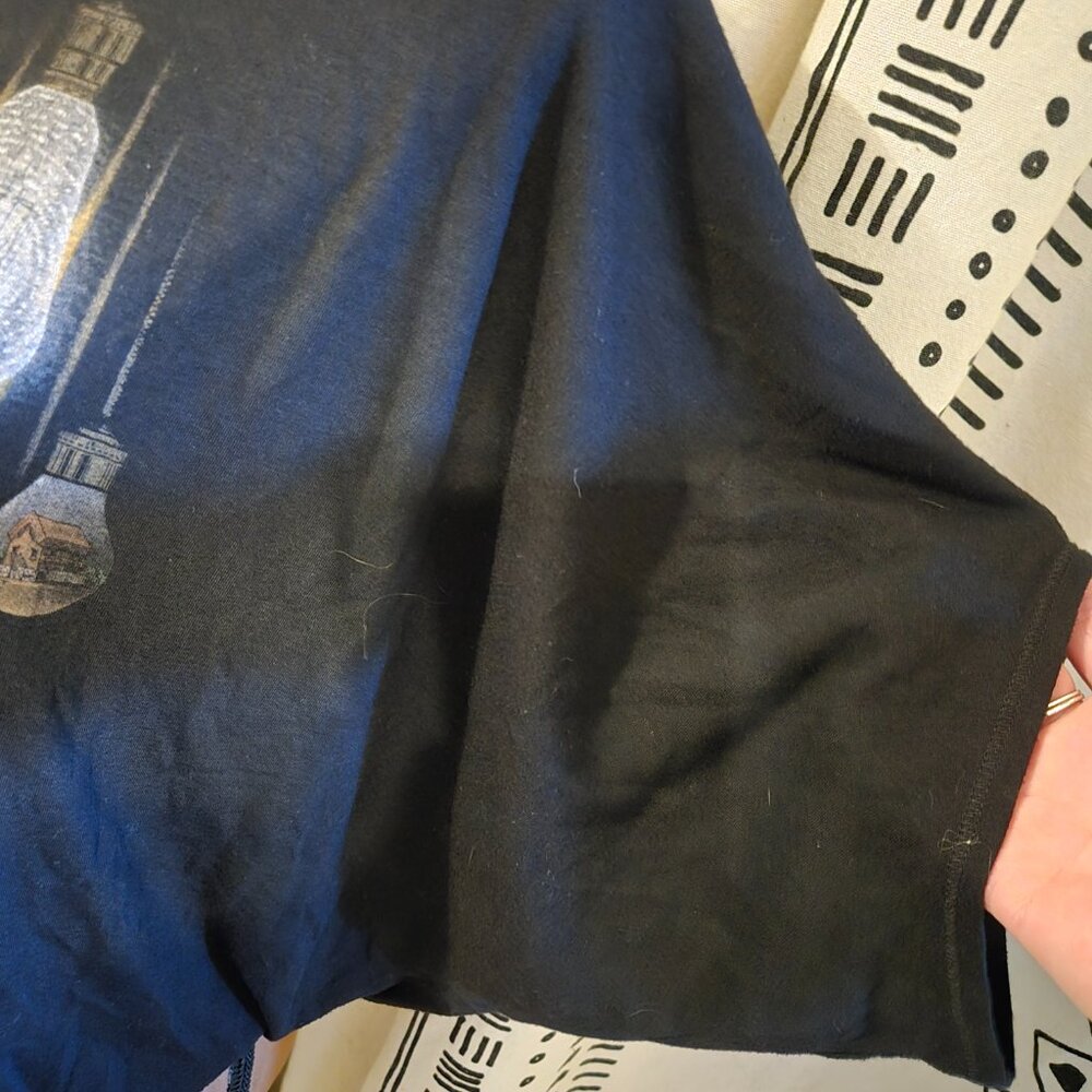 Curbside Clothing "Light Bulbs" heather black dolman t-shirt 2XL - Picture 7 of 7